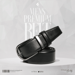 Mens Premium Leather Belt- Executive